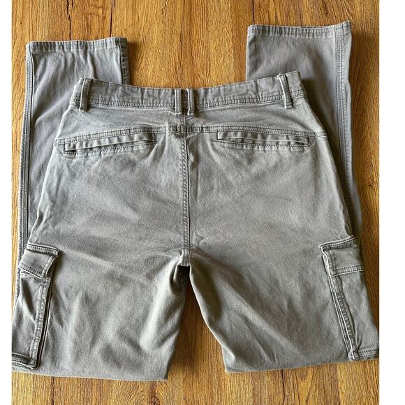 L.L. Bean Vtg Grey Cargo Pants Size 31x34 - Picture 6 of 6